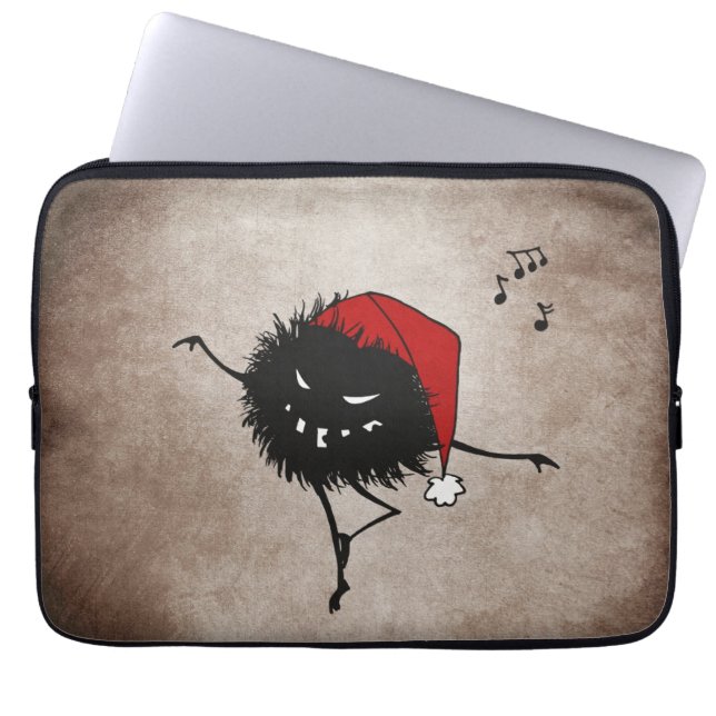 Capa Para Notebook Inseto de Natal Mau para dança (Frente)