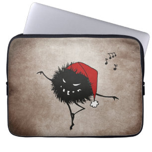 Capa Para Notebook Inseto mau do Natal da dança