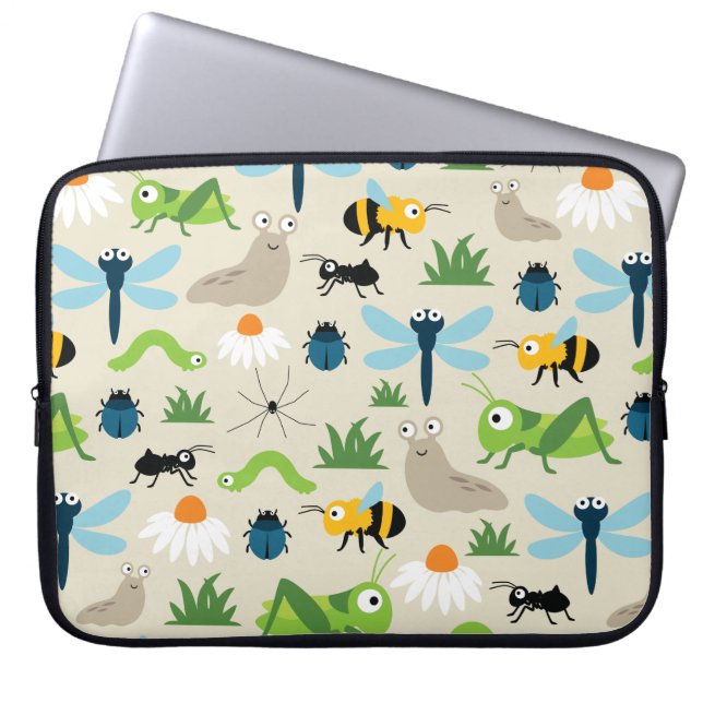 Capa Para Notebook Insetos (Frente)