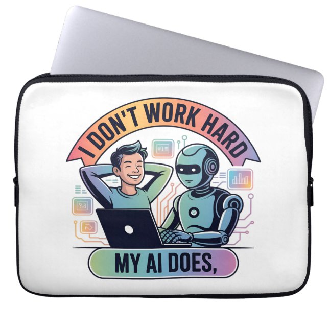 Capa Para Notebook Inteligência Artificial Mais Inteligente (Frente)