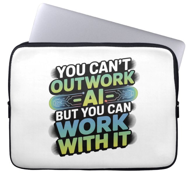 Capa Para Notebook Inteligência Artificial Trabalha Com Gráfico AI (Frente)