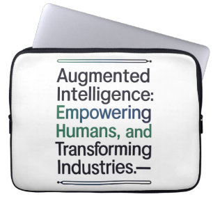 Capa Para Notebook Inteligência aumentada - Capacitar os humanos