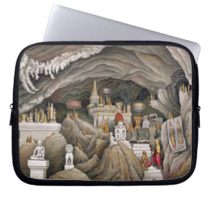 Capa Para Notebook Interior da gruta de Nam Hou, Laos, 'de Atl