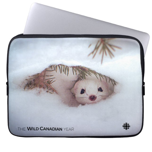 Capa Para Notebook Inverno - Weasel De Altura Curta (Frente)