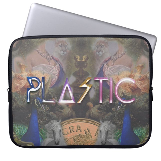 Capa Para Notebook iPad/bolsa de laptop plásticos raros do impressão (Frente)