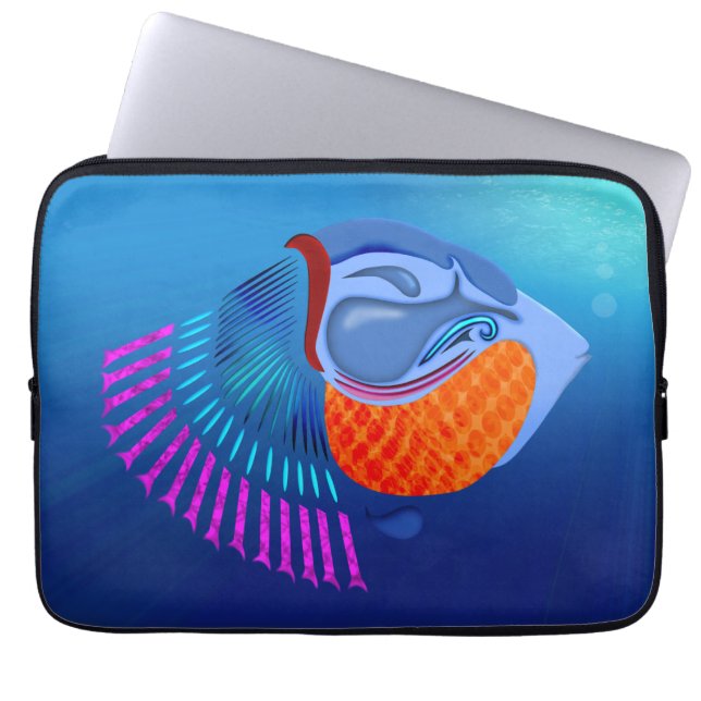 Capa Para Notebook Ir Peixe (Frente)