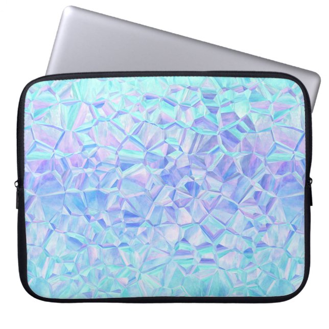 Capa Para Notebook iridescência gelada: (Frente)