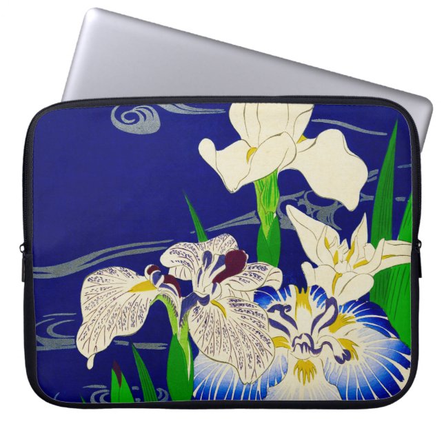 Capa Para Notebook Íris azul (Frente)