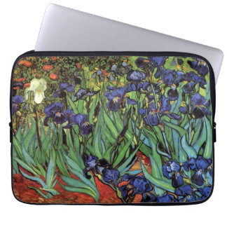 Capa Para Notebook Írises de Vincent van Gogh, Arte do Jardim de Vint