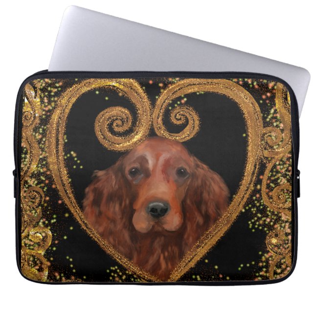 CAPA PARA NOTEBOOK IRISH SETTER (Frente)