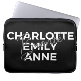 Capa Para Notebook Irmãs Brontë II - Charlotte & Emily & Anne