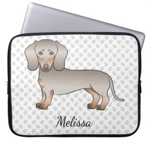 Capa Para Notebook Isabella E Tan Short Hair Dachshund Dog E Nome
