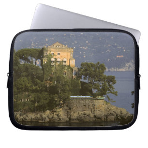 Capa Para Notebook Itália, Portofino. Vida cênica na