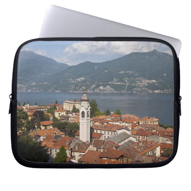 Capa Para Notebook Itália, Província de Como, Menaggio. Vista da cida (Frente)