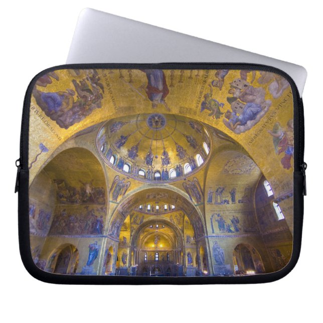 Capa Para Notebook Itália, Veneza. Interior da Catedral de São Marcos (Frente)