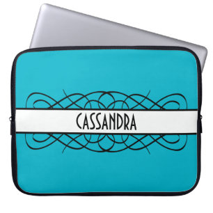 Capa Para Notebook Ivory Deco Flourish Bolsa de laptop