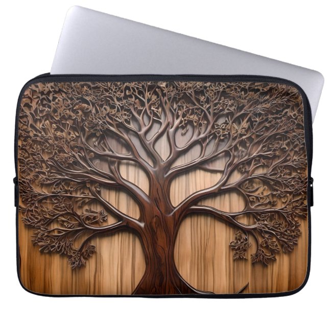 Capa Para Notebook Jacaranda Tree: A Artista da Natureza na Madeira, (Frente)