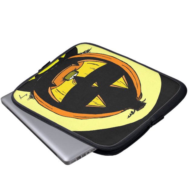 Capa Para Notebook Jack o' Lanterna Bolsa de laptop (Frente Inferior)