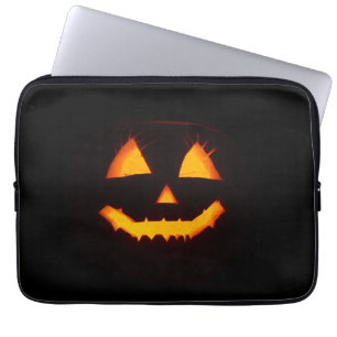 Capa Para Notebook Jack O Lanterna Iluminado