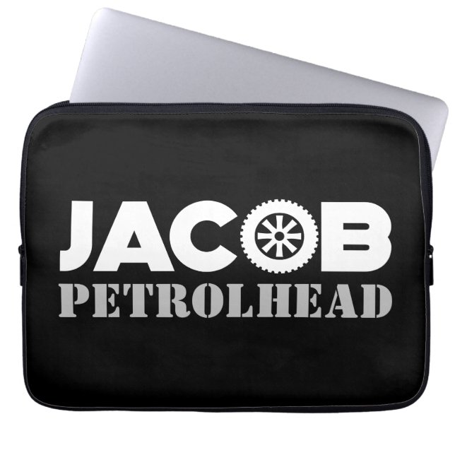 Capa Para Notebook Jacob Petrol Head (Frente)