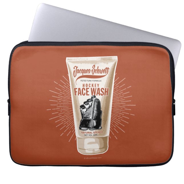 Capa Para Notebook Jacques Schwett Hockey Face Wash (Frente)