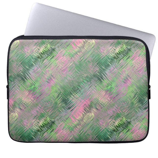 Capa Para Notebook Jade Green Crystal Gel Pattern (Frente)