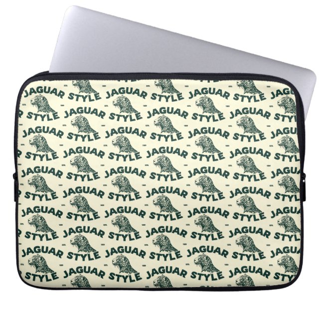 Capa Para Notebook Jaguar Laptop Sleeve (Frente)