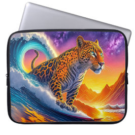 Capa Para Notebook Jaguar Na Design De Curl Por Rich AMeN Gill