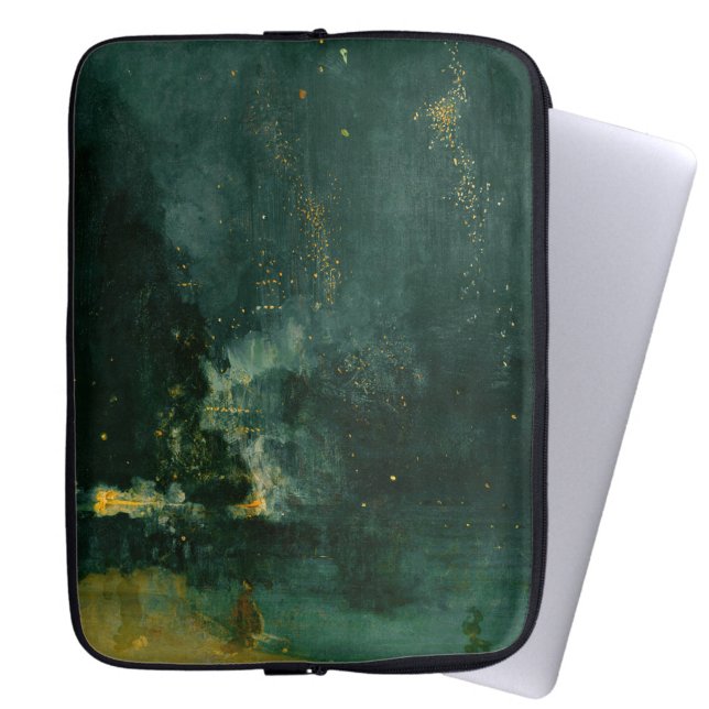 Capa Para Notebook James Whistler - Noite em preto e Dourado (Criador carregado)