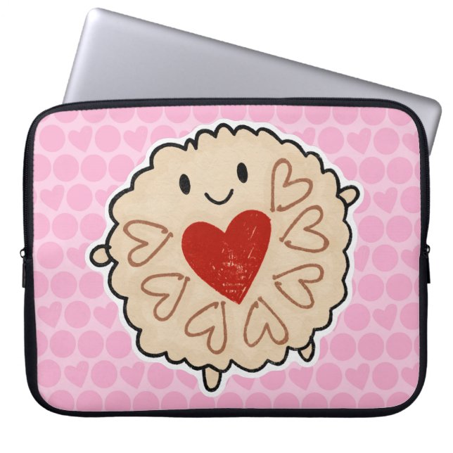 Capa Para Notebook Jammie Dodger Watercolor (Frente)