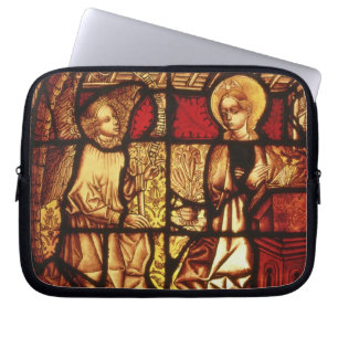 Capa Para Notebook Janela de vitral que descreve o aviso, G