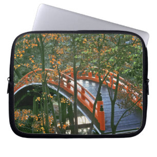 Capa Para Notebook Japão, Pref. Nara, Nara. A Ponte Real brilha