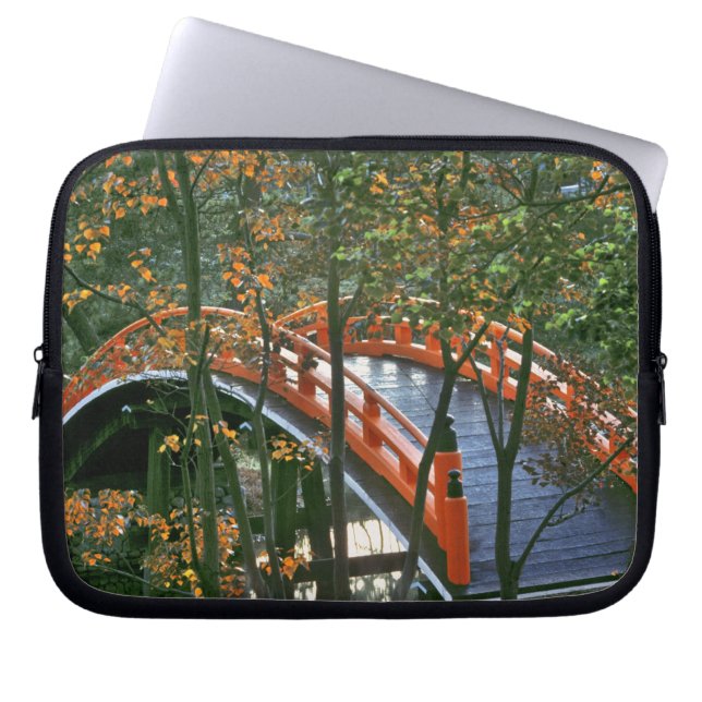 Capa Para Notebook Japão, Pref. Nara, Nara. A Ponte Real brilha (Frente)