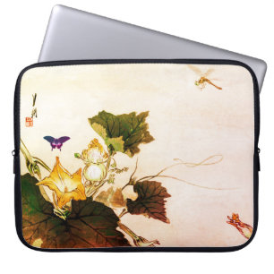 Capa Para Notebook JAPONÊS FLORAL IMPRESSÃO DRAGON FLY Eletrônicos Ba