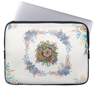 Capa Para Notebook Jardim de Aquarela Calma – Suaves Murmúrios Florai