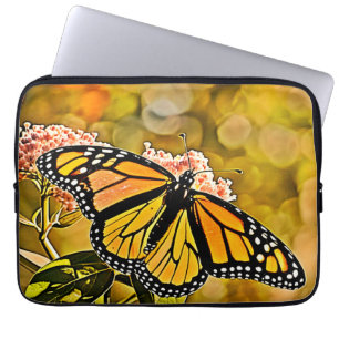 Capa Para Notebook Jardim de Borboletas Monarca Arte
