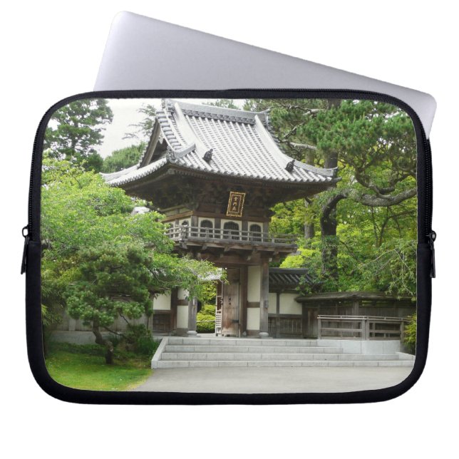 Capa Para Notebook Jardim de chá japonês em São Francisco (Frente)