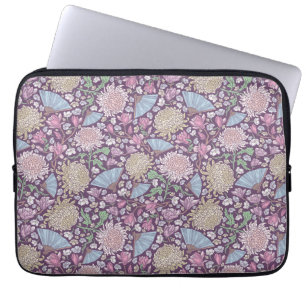 Capa Para Notebook Jardim de Primavera Dia das Mães Crisântemo Mãe Ja