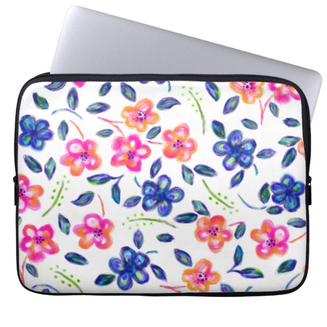 Capa Para Notebook Jardim Flor (Frente)