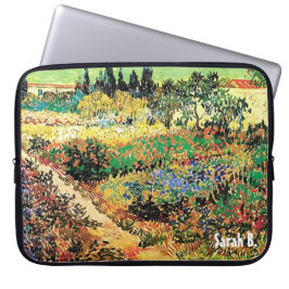 Capa Para Notebook jardim fluindo com caminho, van Gogh