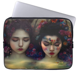 Capa Para Notebook Jardim Místico: Sonhos Florais