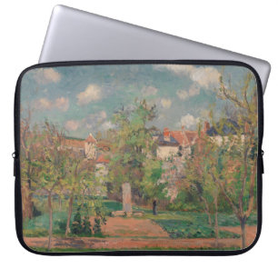 Capa Para Notebook Jardim sob Luz Solar Plena, Camille PIssarro, 1876
