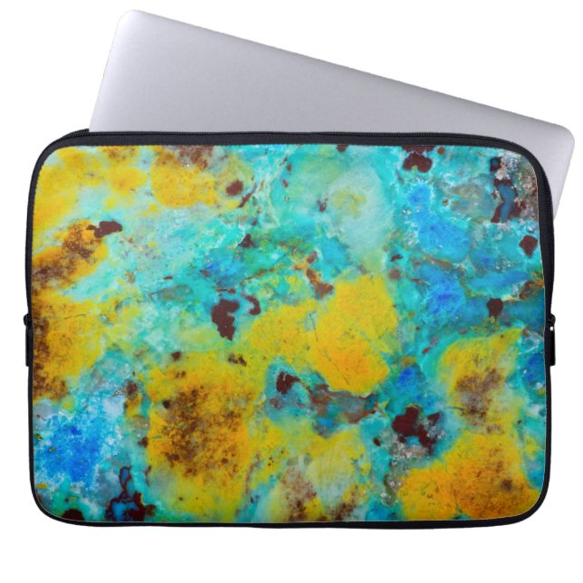 Capa Para Notebook Jasper Crisocolla Azul (Frente)