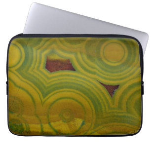 Capa Para Notebook Jasper Oceano com Manchas Amarelas