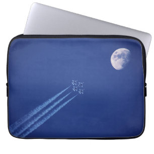 Capa Para Notebook Jatos ao lado da Lua Colúmbia Britânica