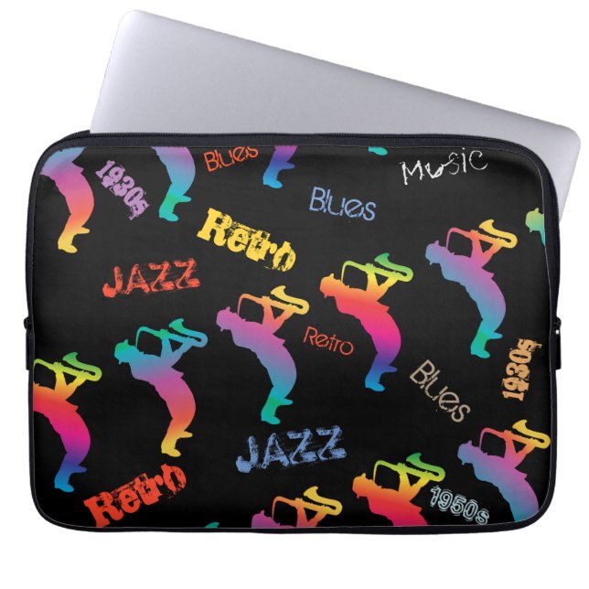 Capa Para Notebook Jazz Musicians Retro Blues Music POP ART (Frente)