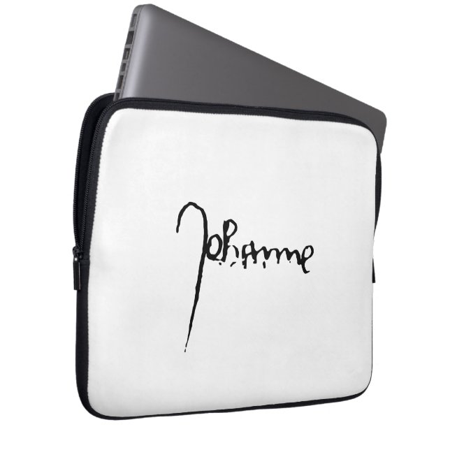 Capa Para Notebook Jeanne d'Arc Saint Joan Heilige Johanna Signature (Frente Esquerda)