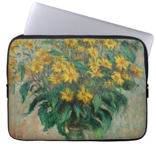 Capa Para Notebook Jerusalem Artichoke Flowers - Claude Monet