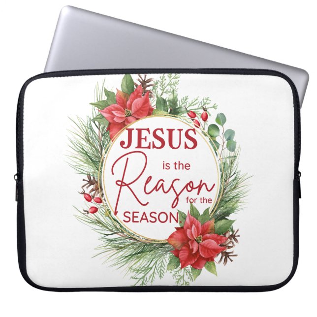 Capa Para Notebook Jesus é a razão do Natal da temporada (Frente)