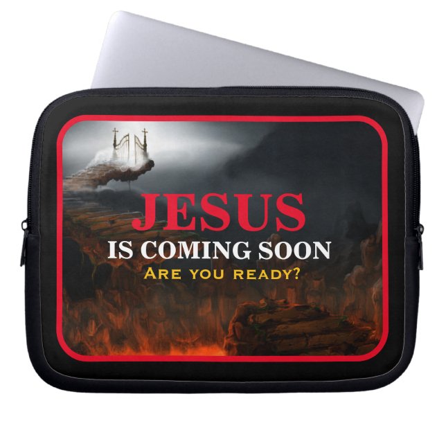 CAPA PARA NOTEBOOK JESUS ESTÁ CHEGANDO EM BREVE (Frente)